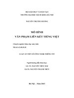Mô hình văn phạm liên kết tiếng Việt