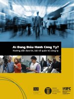 Ai đang điều hành công ty. Hướng dẫn đưa tin bài về quản trị công ty