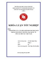 Ảnh hưởng của văn hoá kinh doanh nhật bản trong đàm phán thương mại quốc tế với các đối tác việt nam