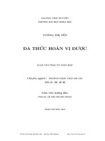 đa thức hoán vị được