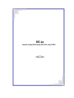 đồ án nguyên lý ghép kênh quang theo bước sóng wdm