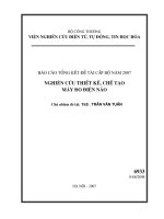 Nghiên cứu, thiết kế chế tạo máy đo điện não