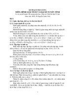 Hình giải tích và đại số tuyến tính