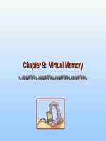 Chapter 9 Virtual memory