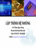 Lập Trình Hệ Thống Nhúng