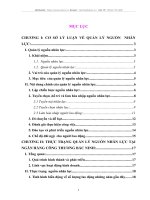 một số giải pháp nhằm hoàn thiện công tác quản lý nguồn nhân lực tại ngân hàng công thương chi nhánh bắc ninh