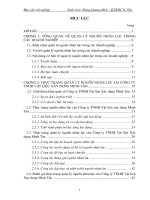 công tác quản lý nguồn nhân lực tại công ty tnhh xây dựng minh tân