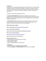 Backup và restore Exchange Server 2007