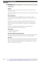 Strategies for monitoring educational standards 