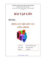 Dong luc hoc ket cau cong trinh