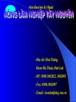 chuyên đề 2 dinh dưỡng và bón phân cho cây trồng