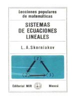 l.a. skorniakov.- sistemas de ecuaciones lineales