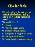 Slide môn kinh tế đô thị   giáo dục đô thị