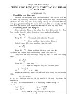 thuyết minh đồ án môn học chi tiết máy  - nguyên lý máy