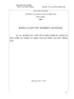 nghiên cứu kit điều khiển đo lường và điều khiển hệ thống tự động tưới đa năng cho nhà trồng hoa
