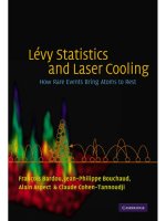 Bardou bouchaud aspect cohen tannoudji levy statistics and laser cooling