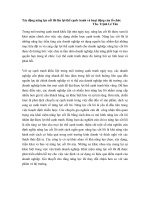 Tác động năng lực cốt lõi lên lợi thế cạnh tranh và hoạt động của tổ chức