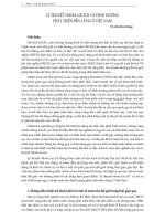 Lý thuyết nhóm lợi ích và định hướng phát triển bền vững ở việt nam