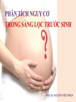 phân tích nguy cơ trong sàng lọc trước sinh