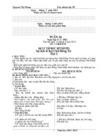 giáo án lớp 3 tuần 26