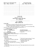 giáo án lớp 5 tuần 29