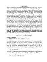 chương trình truyền thông marketing trà xanh c2 và mức độ đáp ứng của chương trình truyền thông với tình thế mục tiêu marketing