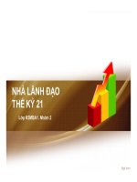 Thuyết trình nhà lãnh đạo thế kỷ 21