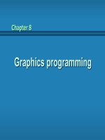 Chapter 8 Graphics programming