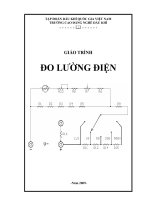 GIÁO TRÌNH ĐO LƯỜNG ĐIỆN