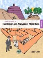 introduction to the design & analysis of algorithms