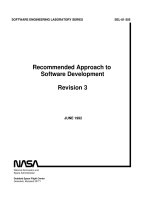 Recommended Approach to Software Development Revision 3