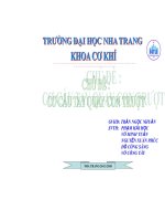 tiểu luận về cơ cấu tay quay con trượt.