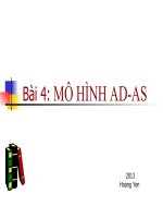 bài 4 mô hình ad - as