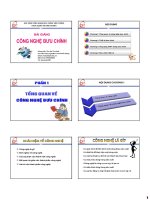 bài giảng công nghệ bưu chính