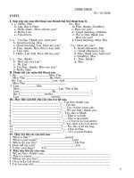 Tài liệu bồi dưỡng học sinh giỏi môn tiếng anh tham khảo