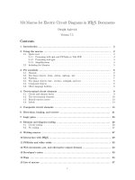 M4 Macros for Electric Circuit Diagrams in LATEX Document