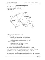 Thiết kế mạng điện khu vực
