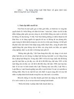 áp dụng pháp luật việt nam về giao dịch bảo đảm trong lĩnh vực hàng hải