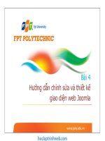 bài 4 hướng dẫn chỉnh sửa và thiết kế giao diện web joomla 