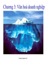 chương 3 văn hoá doanh nghiệp