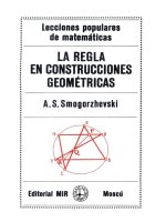 a.s. smogorzhevski.- la regla en construcciones geométricas