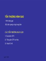 X-Quang: Tổn thương tuyến vú