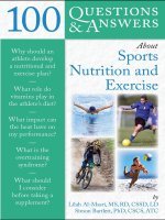 100 questions & answers about sports nutrition and exercise