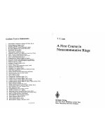 A first course in noncommutative rings  t lam