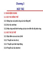chương 3 xúc tác
