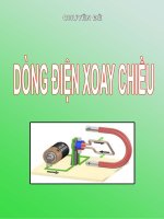 BÀI TẬP DÒNG ĐIỆN XOAY CHIỀU