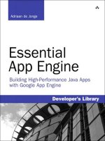 essential app engine [electronic resource] building high performance java apps with google app engine