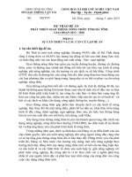 DỰ THẢO ĐỀ ÁN   PHÁT TRIỂN GIAO THÔNG NÔNG THÔN TỈNH HÀ TĨNH GIAI ĐOẠN 2013 - 2020