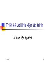 thiết kế với linh kiện lập trình