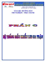 vi xử lý hệ thống điều khiển led ma trận